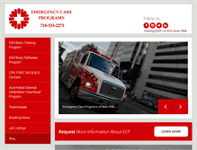 Tablet Screenshot of emergencycareny.com
